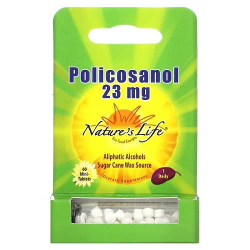 Nature&#x27;s Life, Policosanol, 23 mg, 60 Mini-Tablets