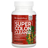 Health Plus, Super Colon Cleanse, 120 капсул