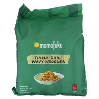 Momofuku, Tingly Chili Wavy Noodles, 5 Packages 3.35 oz. (95 g) Each