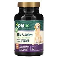 petnc NATURAL CARE, Hip &amp; Joint, Level 2, Liver, 60 Chewables