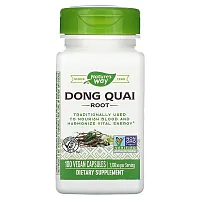 Nature&#x27;s Way, Dong Quai Root, 1,130 mg, 100 Vegan Capsules (565 mg per Capsule)