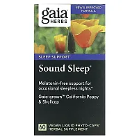 Gaia Herbs, Sound Sleep, 60 Vegan Liquid Phyto-Caps