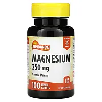 Sundance Vitamins, Magnesium, 250 mg, 100 Coated Caplets