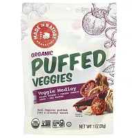 Made in Nature, Organic Puffed Veggies, Veggie Medley, 1 oz (28 g)