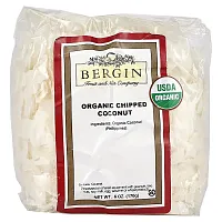 Bergin Fruit and Nut Company, Organic Chipped Coconut, 6 oz (170 g)