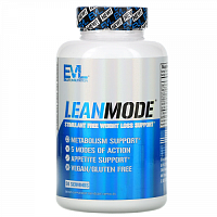 EVLution Nutrition, LeanMode, добавка для поддержки снижения веса без стимуляторов, 150 растительных капсул