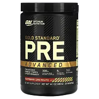 Optimum Nutrition, Gold Standard Pre Advanced, Raspberry Lime Mojito, 14.1 oz (400 g)