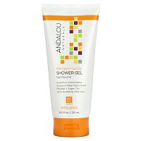 Andalou Naturals, Гель для душа, оживляющий, с мандарином и ванилью, 251 мл (8,5 жидк. Унции)