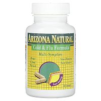 Arizona Natural, Формула от простуды и гриппа, 60 капсул