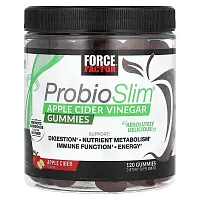 Force Factor, ProbioSlim, Apple Cider Vinegar Gummies, 120 Gummies