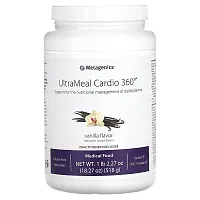 Metagenics, UltraMeal Cardio 360°,  Medical Food, Vanilla, 1 lb 2.27 oz (518 g)