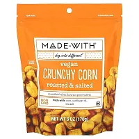 Made With, Vegan Crunchy Corn, Roasted &amp; Salted , 6 oz (170 g)