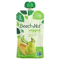 Beech-Nut, Veggies, 6+ Months, Squash, Peas &amp; Pear, 3.5 oz (99 g)