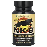 American Biosciences, NK-9™, Immune System Support, 30 Capsules