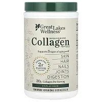 Great Lakes Wellness, Grass-Fed Bovine Collagen Peptides, Unflavored, 10 oz (284 g)