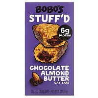 Bobo&#x27;s Oat Bars, Stuff&#x27;d Oat Bars, Chocolate Almond Butter, 12 Bars, 2.5 oz (70.8 g) Each