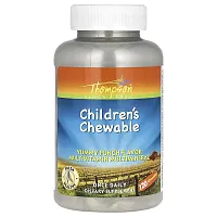 Thompson, Children&#x27;s Chewable Multivitamin Multimineral, Yummy Punch, 120 Chewables