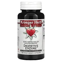 Kroeger Herb Co, Digestive Enzyme, 100 Vegetarian Capsules