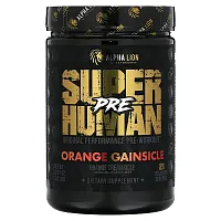 ALPHA LION, SuperHuman Pre, Orange Gainsicle, Orange Creamsicle, 12.07 oz (342.3 g)