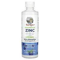 MaryRuth&#x27;s, Megadose Zinc Liposomal, Blueberry, 15.22 fl oz (450 ml)