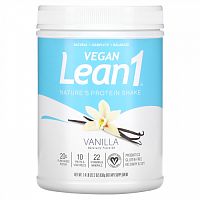 Lean1, Nature's Protein Shake, ваниль, 630 г (1,4 фунта)