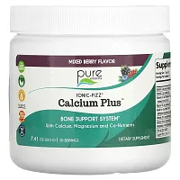 Pure Essence, Ionic-Fizz, Calcium Plus, Mixed Berry, 7.41 oz (210 g)