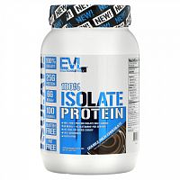 EVLution Nutrition, 100% изолят белка, двойной насыщенный шоколад, 726 г (1,6 фунта)