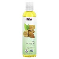 Now Foods, Solutions, Certified Organic Sweet Almond Oil, 8 fl oz (237 ml)