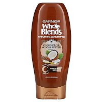 Garnier, Разглаживающий кондиционер Whole Blends, «Масла кокоса и какао», 370 мл