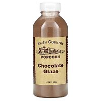 Amish Country Popcorn, Popcorn Glaze, Chocolate, 15 oz (425 g)