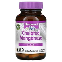 Bluebonnet Nutrition, Chelated Manganese, 90 Vegetable Capsules