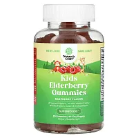 Nature&#x27;s Craft, Kids Elderberry Gummies, Raspberry , 90 Gummies