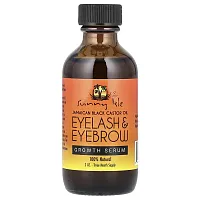 Sunny Isle, Jamaican Black Castor Oil, Eyelash &amp; Eyebrow Growth Serum, 2 oz