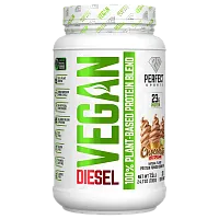 PERFECT Sports, Vegan Diesel, 100% Plant-Based Protein Blend, Chocolate Ice Cream, 1.5 lb  (700 g)