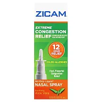 Zicam, Extreme Congestion Relief, No Drip Liquid Nasal Spray, Soothing Aloe Vera, 0.5 fl oz (15 ml)