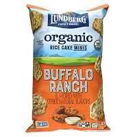 Lundberg, Органический рисовый торт Minis, Buffalo Ranch, 5 унций (142 г)