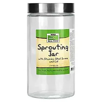 NOW Foods, Sprouting Jar, 1/2 Gallon