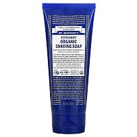 Dr. Bronner's, Органическое мыло для бритья, перечная мята, 207 мл (7 жидк. Унций)