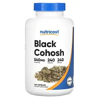 Nutricost, Black Cohosh, 540 mg, 240 Capsules