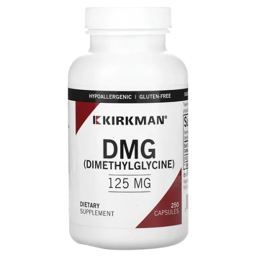 Kirkman Labs, DMG, 125 mg, 250 Capsules