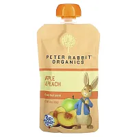 Pumpkin Tree Organics, Peter Rabbit Organics, Organic Fruit Puree, Apple &amp; Peach, 4 oz (113 g)