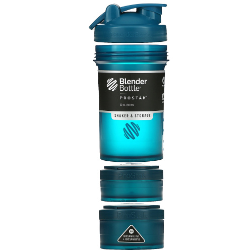 Blender Bottle, Pro Stak, голубой, 651 мл (22 унции) фото 2