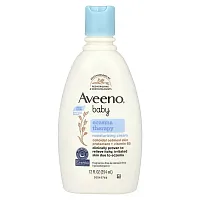 Aveeno, Baby, Eczema Therapy Moisturizing Cream, Fragrance Free, 12 fl oz (354 ml)