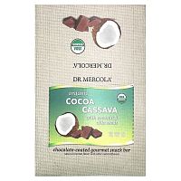 Dr. Mercola, Organic Cocoa Cassava with Coconut &amp; Chia Seeds, 12 Bars, 1.55 oz (44 g) Each