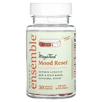 MegaFood, Women&#x27;s Ensemble, Mood Reset, 30 Capsules