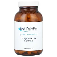 Metabolic Maintenance, Magnesium Citrate, 120 Capsules