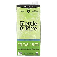 Kettle &amp; Fire, Vegetable Broth, 32 oz (907 g)