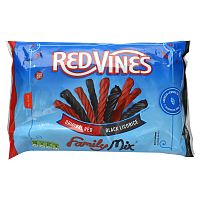 Red Vines, Family Mix, оригинальная красная и черная солодка, 850 г (30 унций)