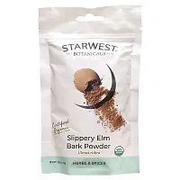 Starwest Botanicals, Organic Slippery Elm Bark Powder, 2.47 oz (70 g)