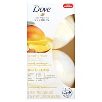 Dove, Nourishing Secrets, Bath Bombs, Mango and Almond, 2 Bath Bombs, 2.8 oz (79 g) Each